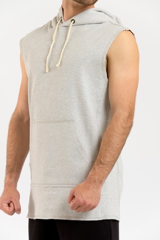 Sweat à capuche Gris chiné