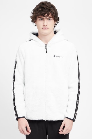 Sweat à capuche polaire Blanc