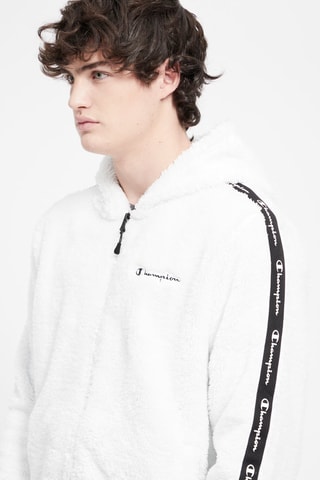 Sweat à capuche polaire Blanc
