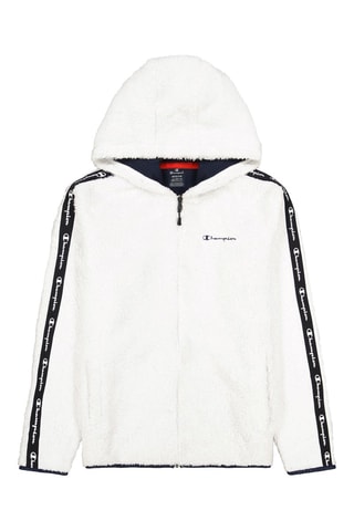 Sweat à capuche polaire Blanc