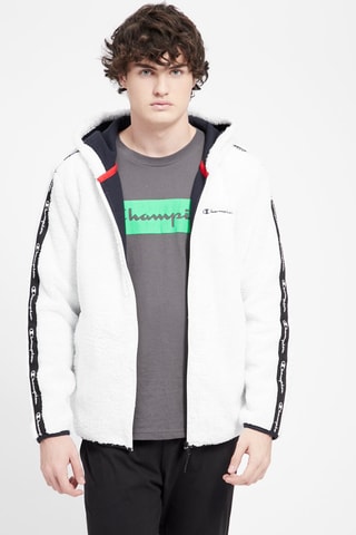 Sweat à capuche polaire Blanc