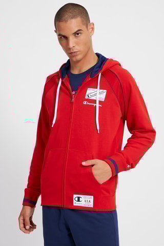Sweat à capuche Basket Game Rouge