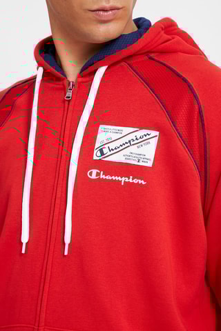 Sweat à capuche Basket Game Rouge