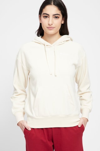 Sweat à capuche Ecru