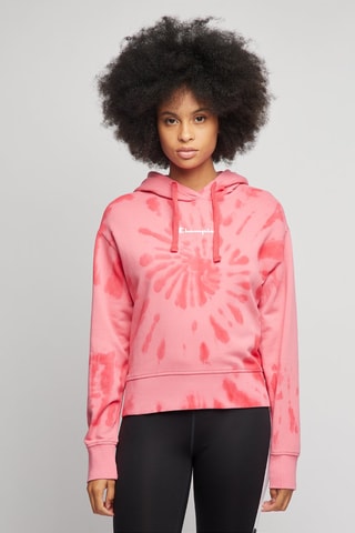 Sweat tie and dye Rose et rouge