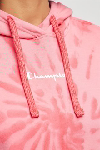 Sweat tie and dye Rose et rouge