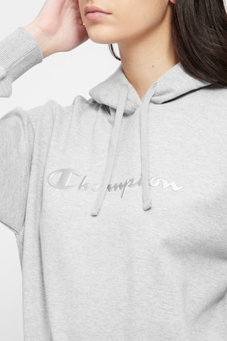 Sweat à capuche Gris clair chiné