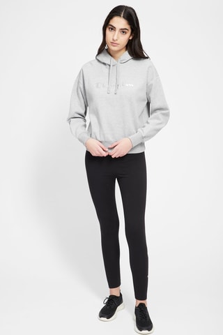 Sweat à capuche Gris clair chiné