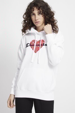 Sweat à capuche Blanc