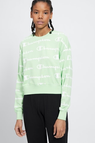 Sweat American Classics Vert d’eau et blanc