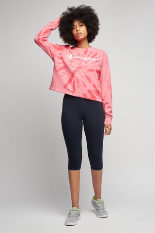 Sweat tie and dye Rose et rouge