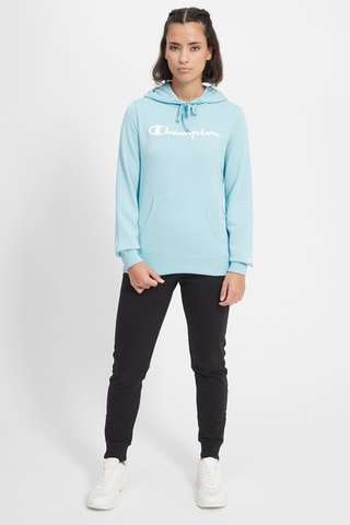 Sweat à capuche Turquoise