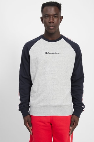 Sweat Bleu marine et gris clair chiné