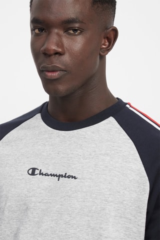 Sweat Bleu marine et gris clair chiné