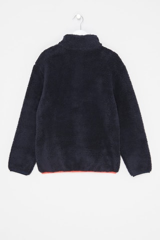Sweat polaire Outdoor Polar Fleece Bleu marine et rouge