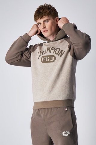Sweat à capuche Champion Athletics Taupe et beige