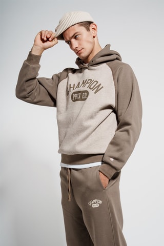 Sweat à capuche Champion Athletics Taupe et beige