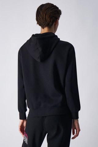 Sweat à capuche Color Punch Noir