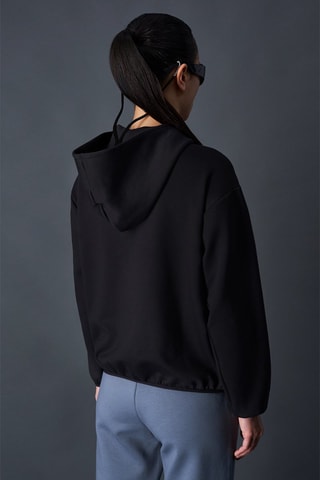 Sweat à capuche American Tech Noir