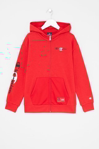 Sweat à capuche Basketball Rouge