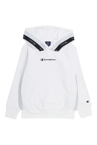 Sweat à capuche American Tape Blanc