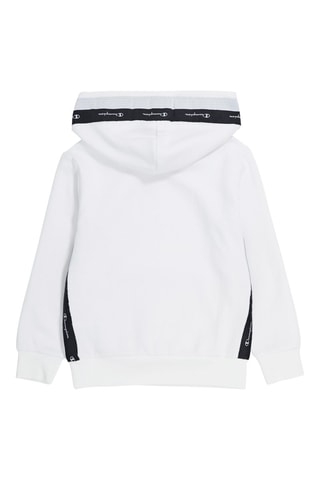 Sweat à capuche American Tape Blanc