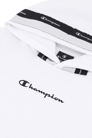 Sweat à capuche American Tape Blanc
