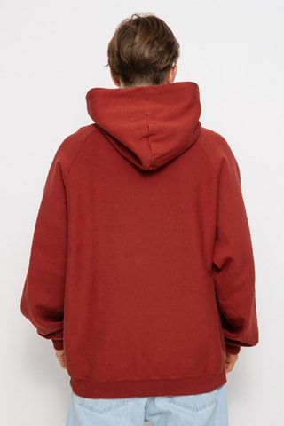 Sweat à capuche - Rouge brique