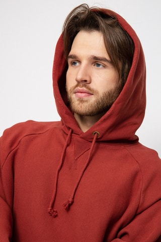 Sweat à capuche - Rouge brique