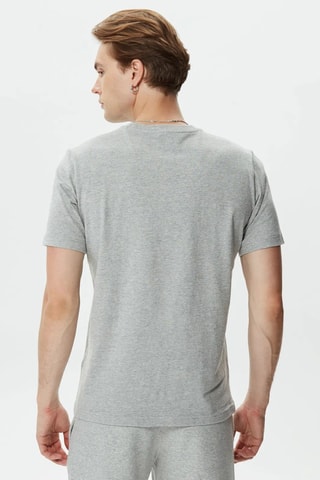 T-shirt - Gemêleerd Lichtgrijs