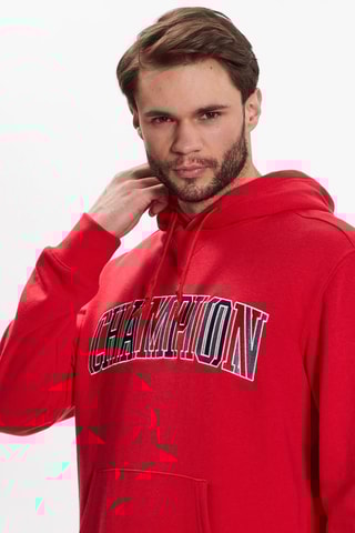 Sweat à capuche - Rouge