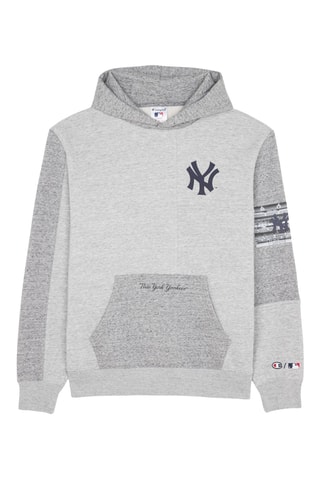 Sweat à capuche New York Yankees - Gris foncé chiné