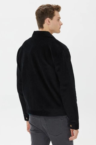 Veste en velours - Noir