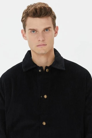 Veste en velours - Noir