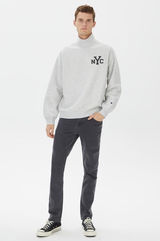 Sweat Yankess New York - Gris clair chiné