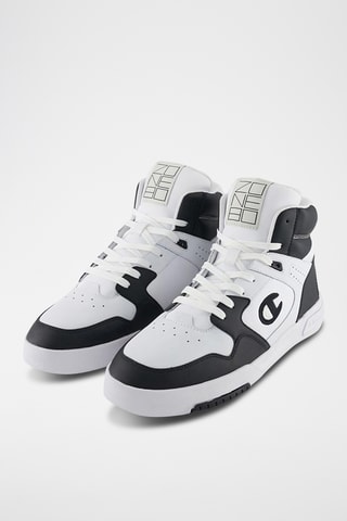 Baskets montantes en cuir - Blanc