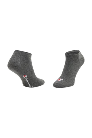 3 paires de socquettes - Blanc, bleu marine et gris foncé chiné