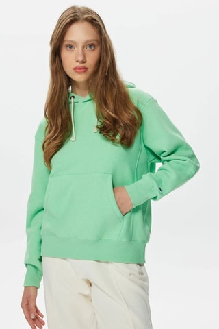 Sweat à capuche - Vert menthe