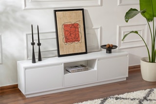 Meuble TV 3 abattants Vanguard  - 160 x 42 x 29,5 cm