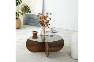 Table basse - Pieds en pin massif - 75 x 35 x 75 cm