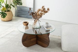 Table basse - Pieds en pin massif - 75 x 35 x 75 cm