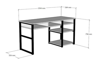 Bureau - 150 x 58,4 x 75,8 cm
