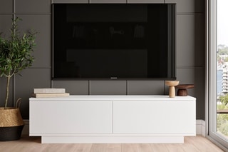 Meuble TV 2 abattants  - 140 x 38,2 x 35,5 cm
