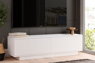 Meuble TV 2 abattants  - 140 x 38,2 x 35,5 cm