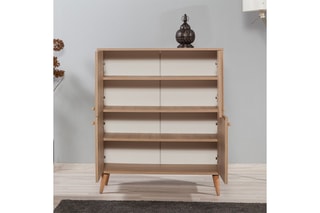 Meuble de rangement 4 portes  - 95 x 111 x 36 cm