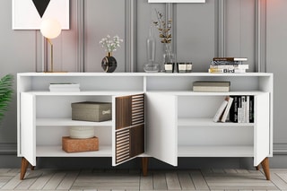 Bahut 4 portes  - 180 x 78,6 x 35 cm