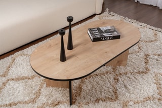Table basse Sable - 119 x 40 x 60 cm