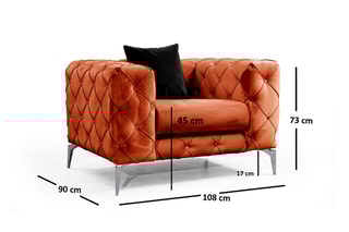 Fauteuil Como - Orange