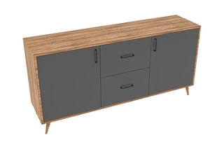 Buffet 2 portes Cordoba - 160 x 40 x 77 cm