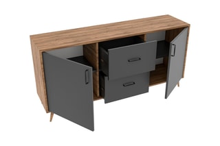 Buffet 2 portes Cordoba - 160 x 40 x 77 cm